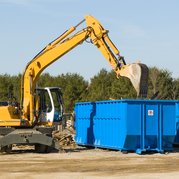 what size residential dumpster rentals are available in Roxborough Park CO